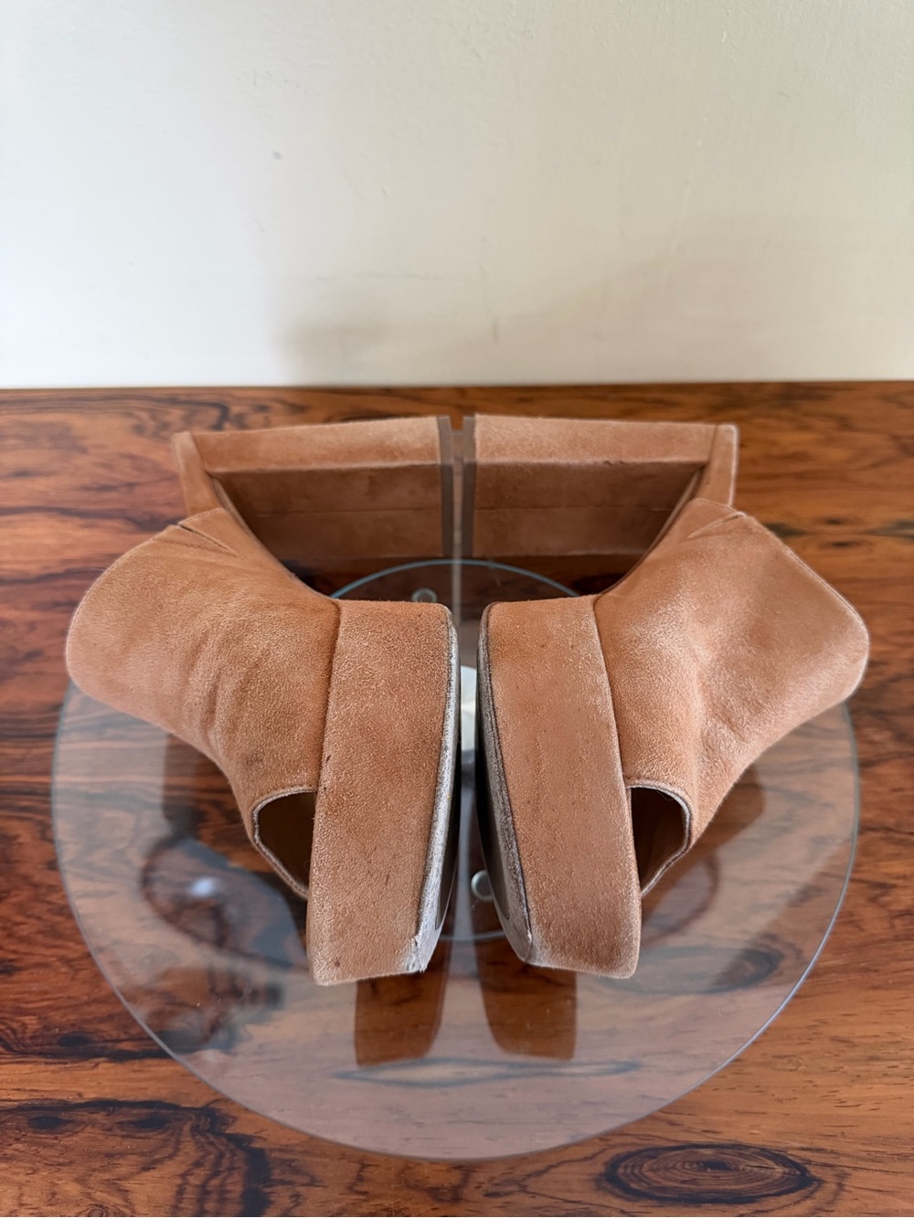 Inez Ceci Mules in toffee suede in 7 - Picture 14 of 16